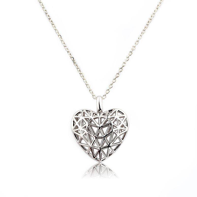 Sterling Silver Heart Locket Pendant