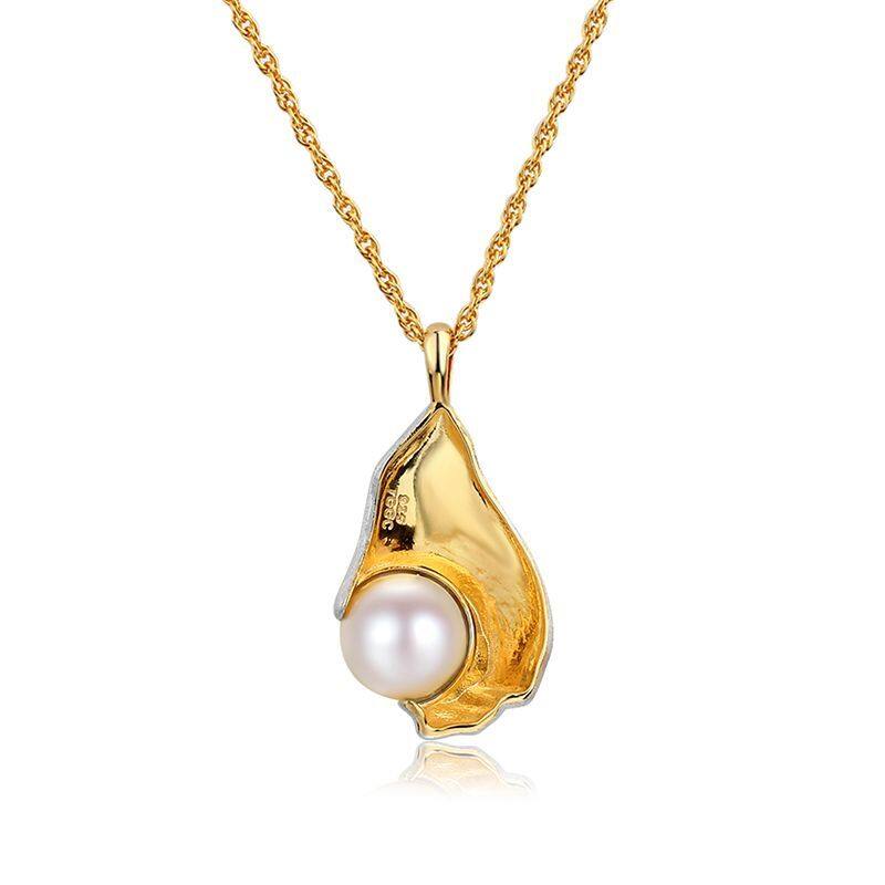 pearl locket pendant