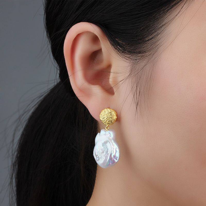 silver plated earring hoops