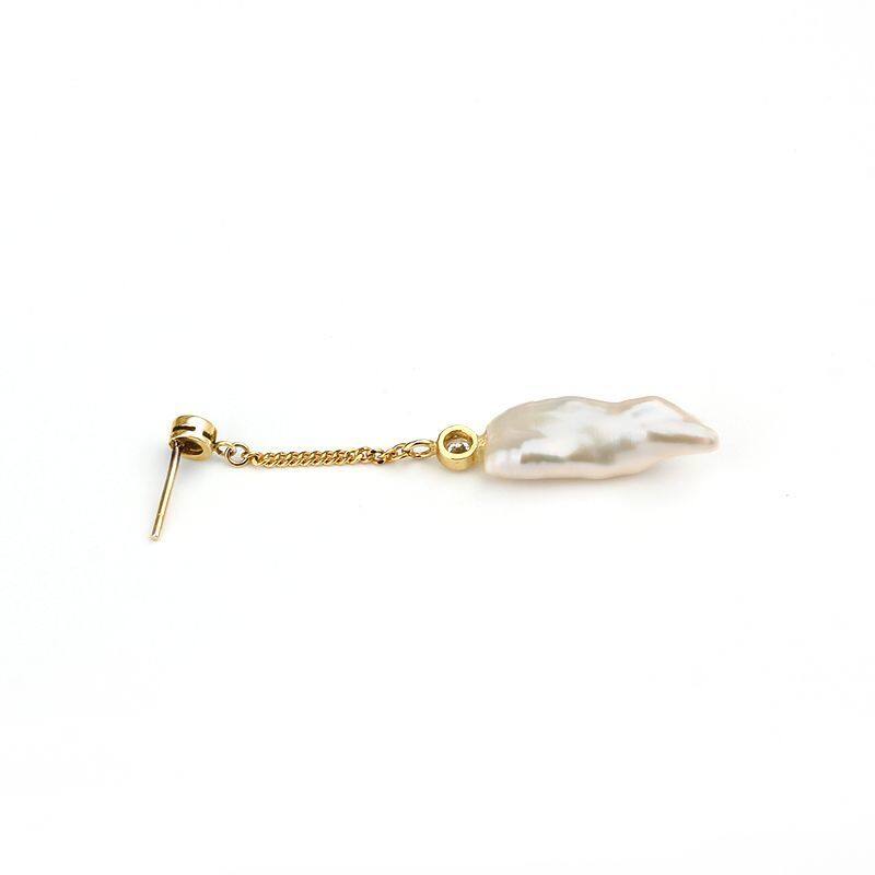 freshwater cultured pearl hoop earrings
