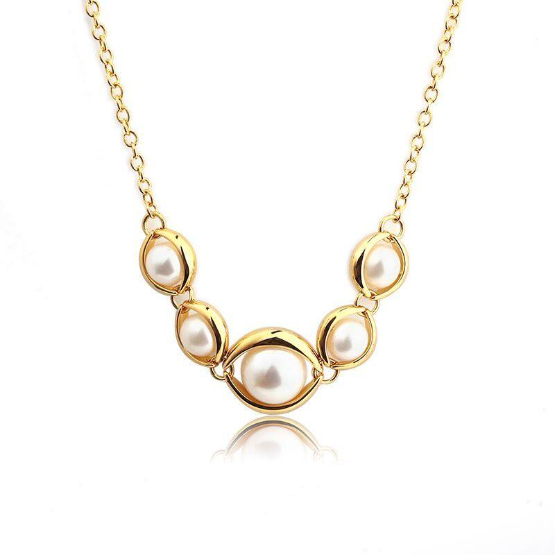 Sterling Silver Pearl  Necklace