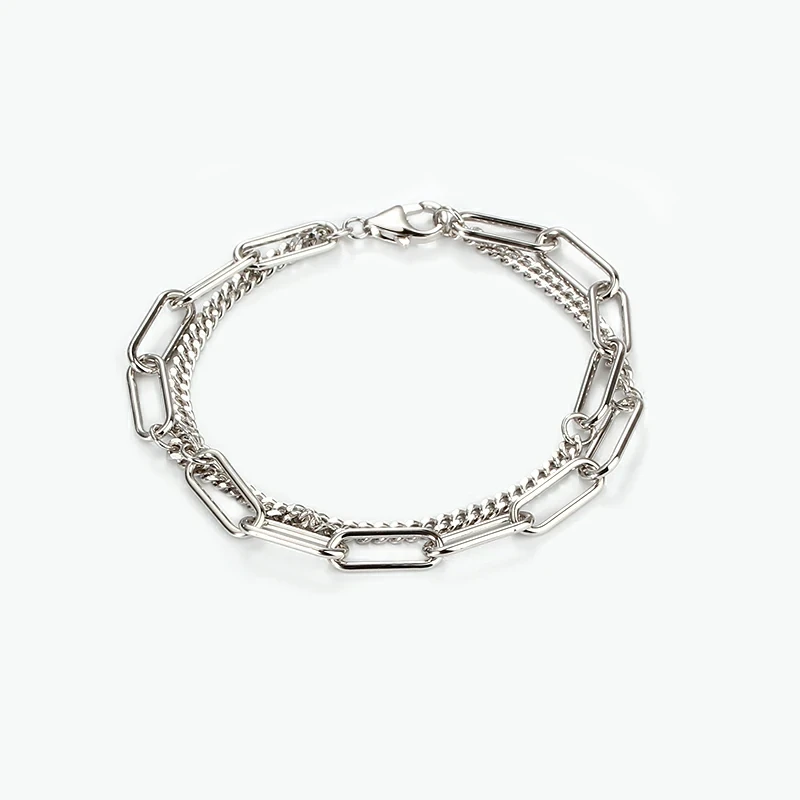 925 Sterling Silver Chunky Chain Bracelet