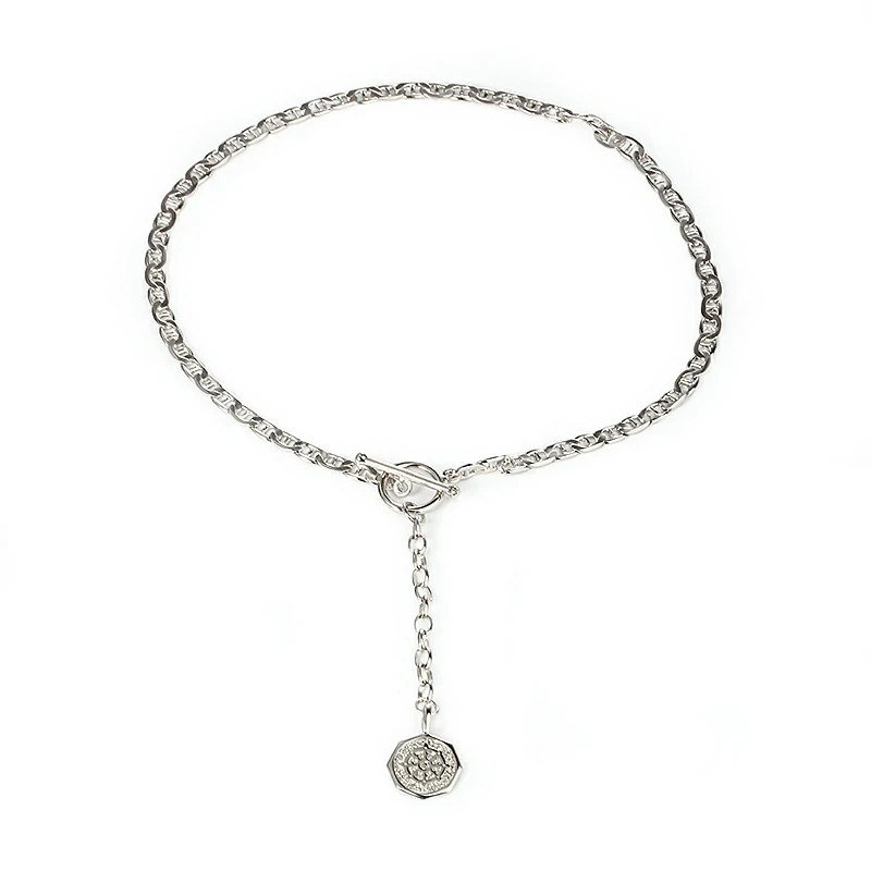 925 Sterling Silver Choker With Charm