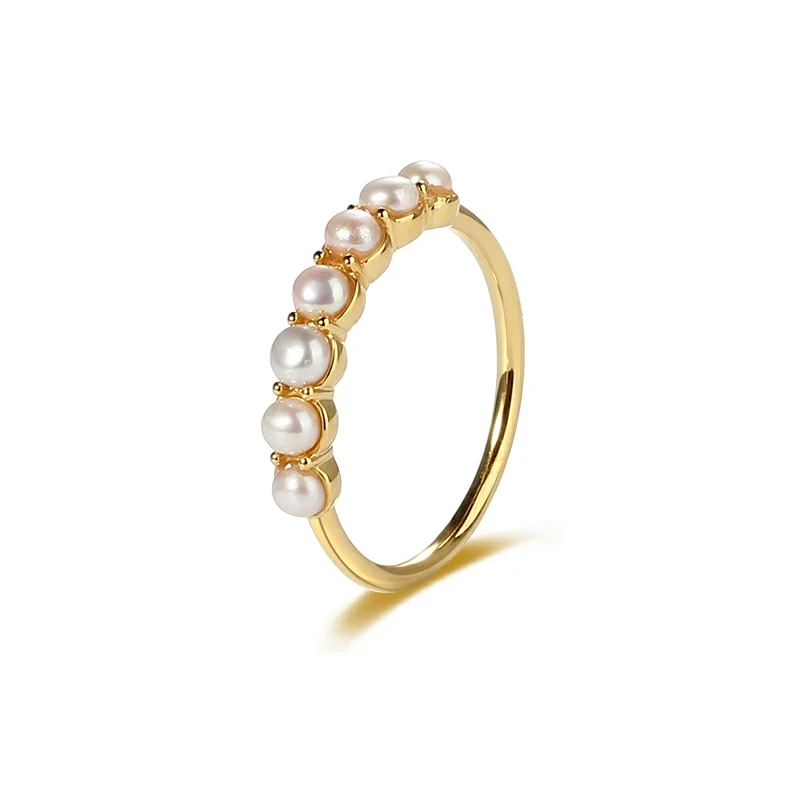 925 Sterling Silver Pearl Ring