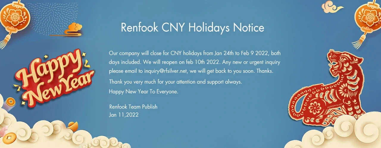 Renfook CNY Holidays Notice
