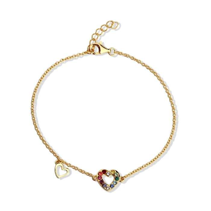 925 Sterling Silver Heart Bracelet