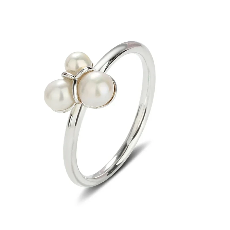 925 Sterling Silver Pearl Ring