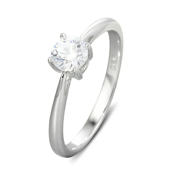 925 Sterling Silver Classic Engagement Ring