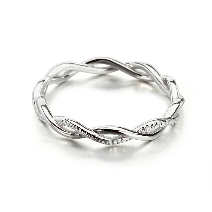 925 Sterling Silver Twisted Ring