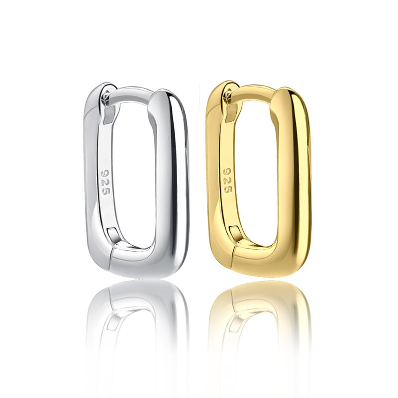 925 Sterling Silver Huggie Earring