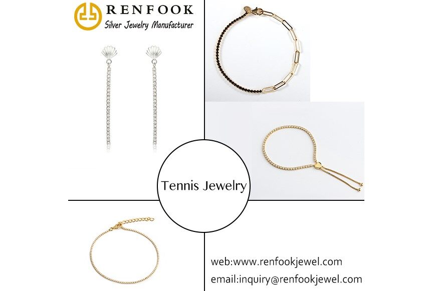Tennis Bracelet and Necklace Set